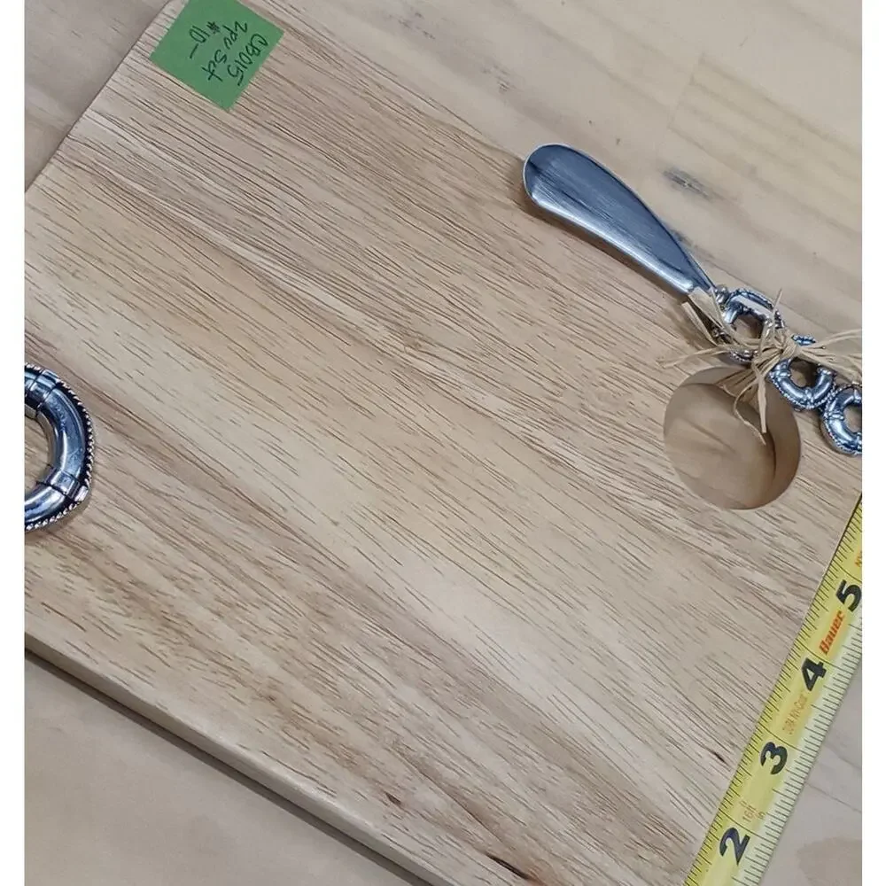 Nautical Themed Cutting Board w/Cheese Knife, **NEVER USED**